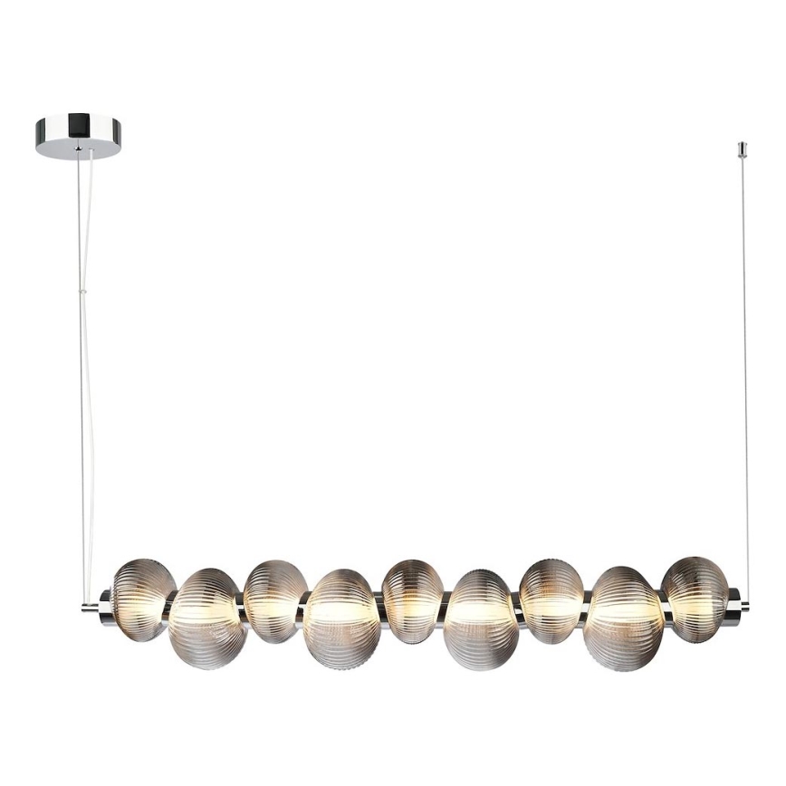 LED Hanglamp aan een koord BOLLA LED/32W/230V glanzend chroom/gerookt