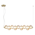 LED Hanglamp aan een koord BOLLA LED/32W/230V goud/gerookt