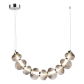 LED Hanglamp aan een koord BOLLA LED/36W/230V glanzend chroom/gerookt