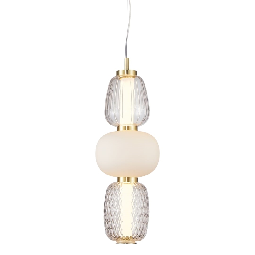 LED Hanglamp aan een koord CARO LED/28W/230V goud