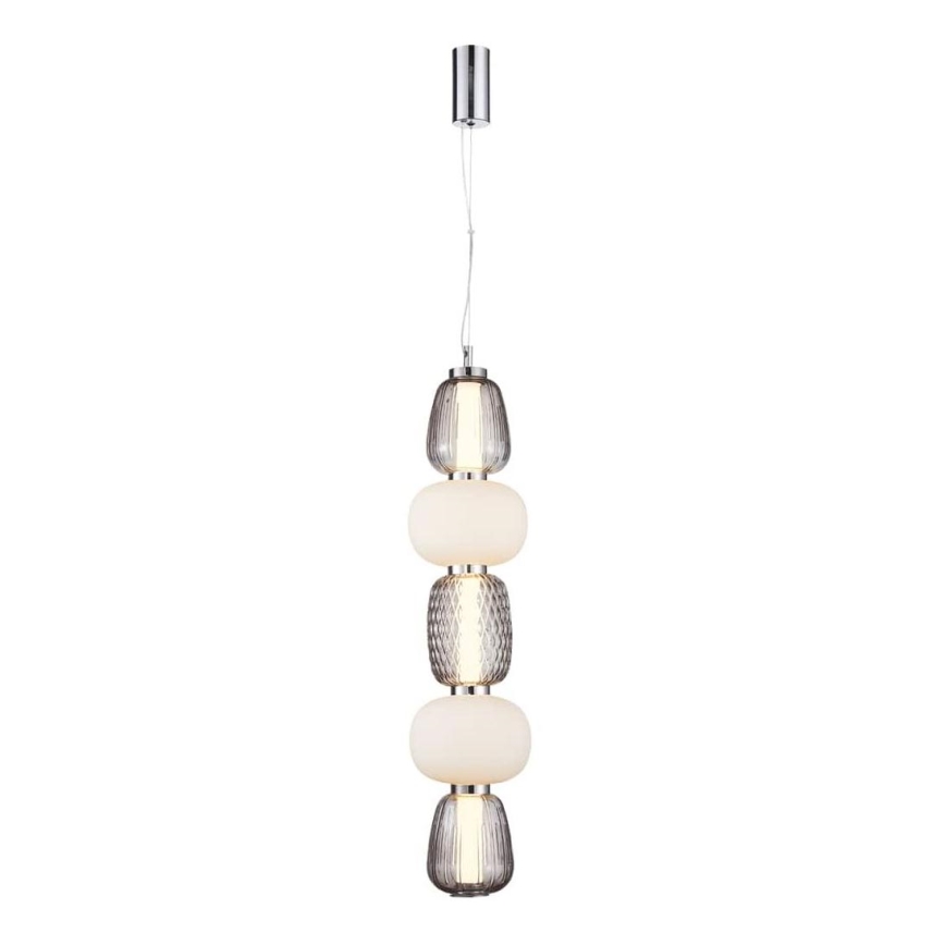 LED Hanglamp aan een koord CARO LED/40W/230V glanzend chroom