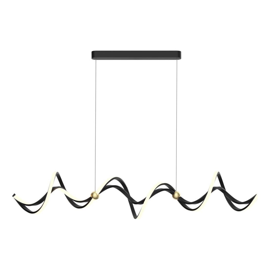 LED Hanglamp aan een koord COLIA LED/55W/230V zwart/goud
