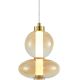LED Hanglamp aan een koord DAPHNE LED/12W/230V goud