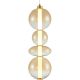 LED Hanglamp aan een koord DAPHNE LED/36W/230V goud