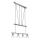 LED Hanglamp aan een koord DAYTONA 4xE14/5W/230V 3000K glanzend chroom