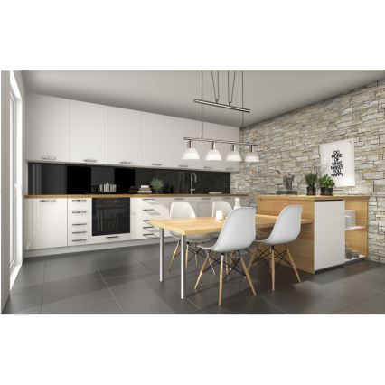 LED Hanglamp aan een koord DAYTONA 4xE14/5W/230V 3000K glanzend chroom