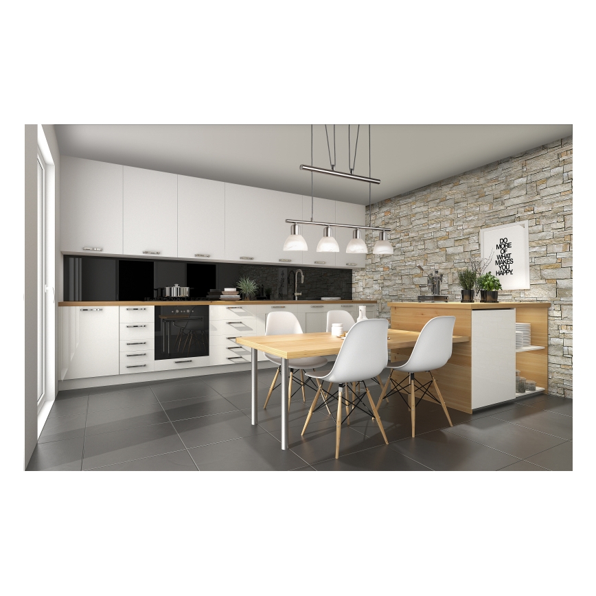 LED Hanglamp aan een koord DAYTONA 4xE14/5W/230V 3000K glanzend chroom