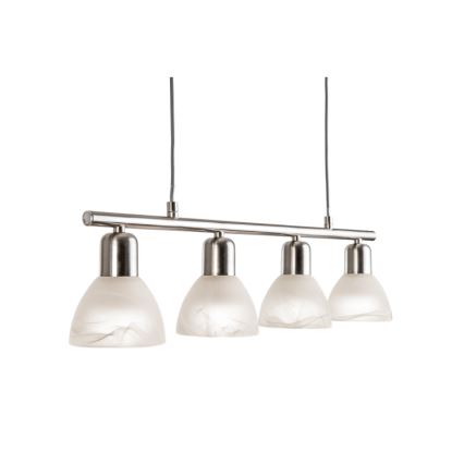 LED Hanglamp aan een koord DAYTONA 4xE14/5W/230V 3000K glanzend chroom