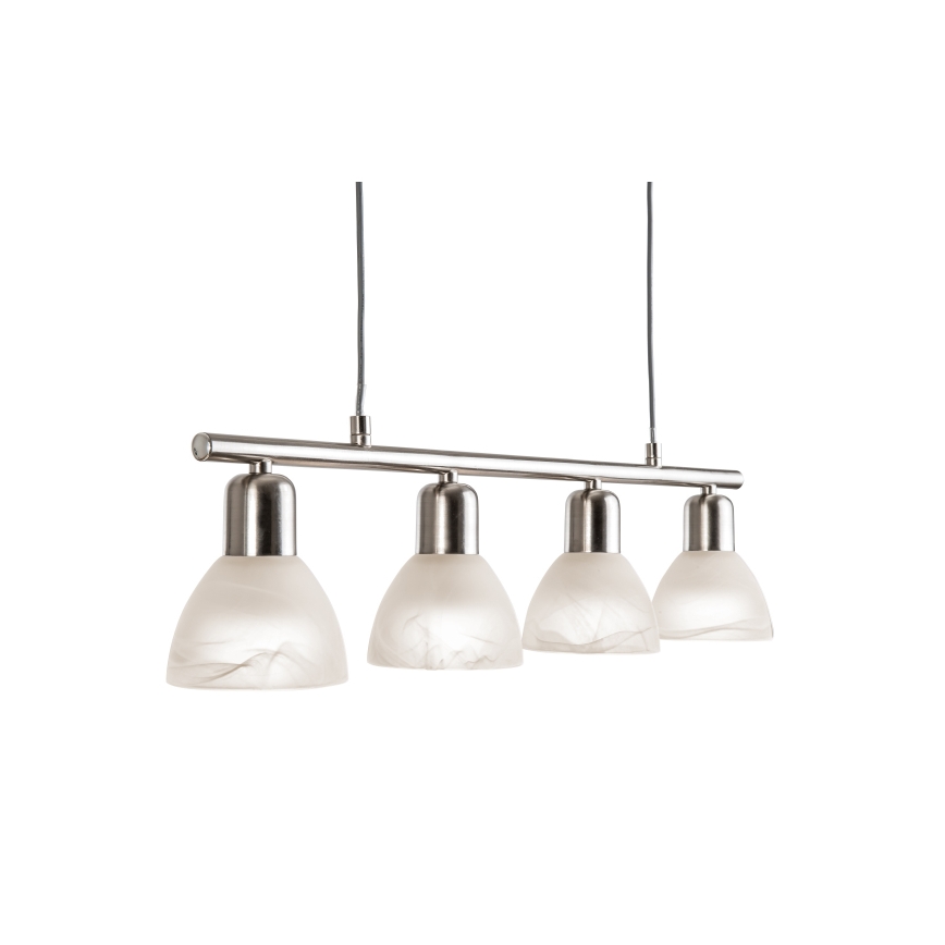 LED Hanglamp aan een koord DAYTONA 4xE14/5W/230V 3000K glanzend chroom