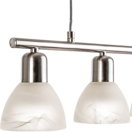 LED Hanglamp aan een koord DAYTONA 4xE14/5W/230V 3000K glanzend chroom