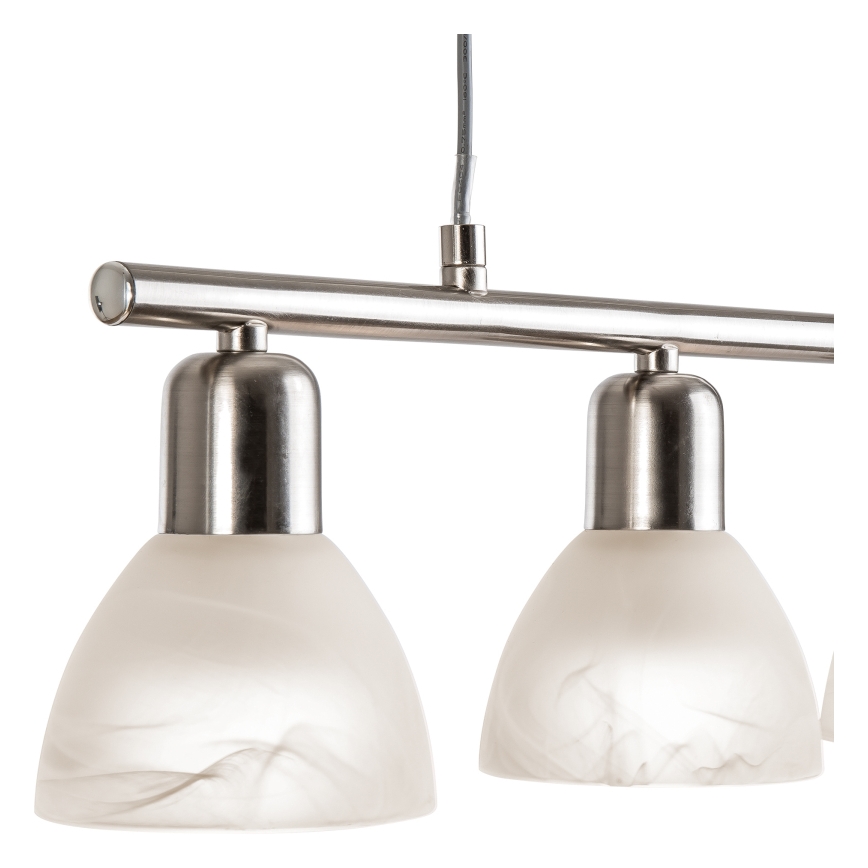 LED Hanglamp aan een koord DAYTONA 4xE14/5W/230V 3000K glanzend chroom
