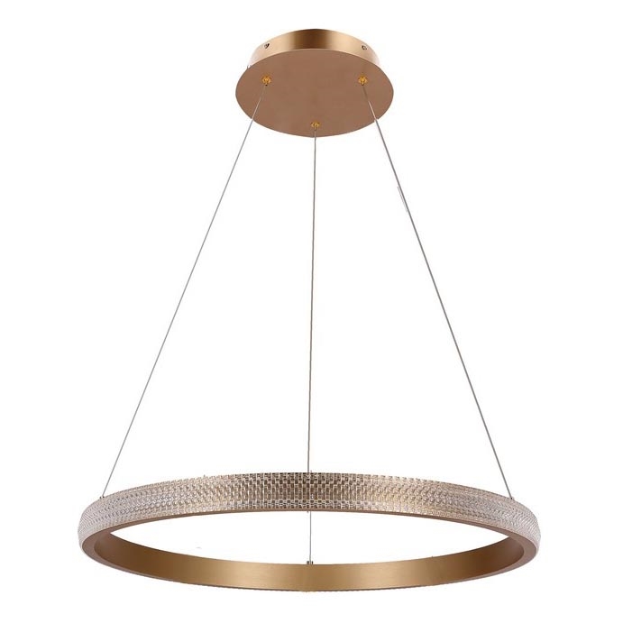 LED Hanglamp aan een koord HASHIM LED/34W/230V diameter 60 cm koper