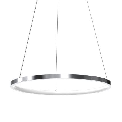 LED Hanglamp aan een koord HOOP LED/27W/230V diameter 50 cm 4000K glanzend chroom
