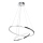 LED Hanglamp aan een koord HOOP LED/51W/230V diameter 60 cm 4000K glanzend chroom