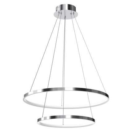LED Hanglamp aan een koord HOOP LED/51W/230V diameter 60 cm 4000K glanzend chroom