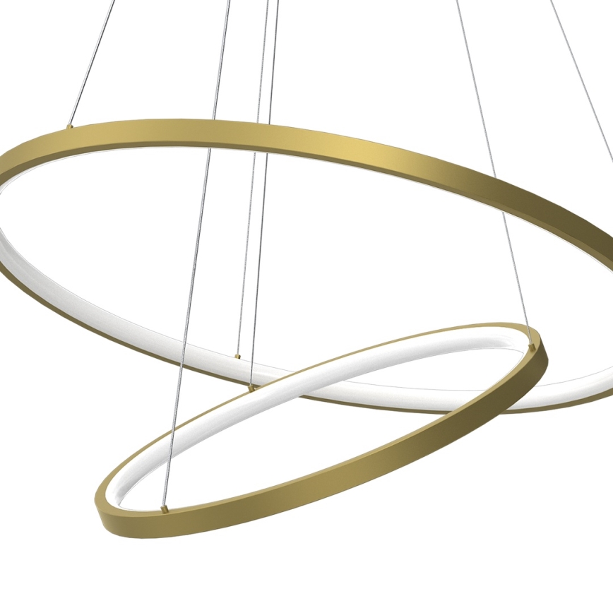 LED Hanglamp aan een koord HOOP LED/51W/230V diameter 60 cm 4000K goud