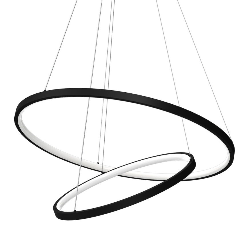 LED Hanglamp aan een koord HOOP LED/51W/230V diameter 60 cm 4000K zwart