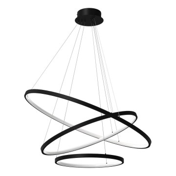 LED Hanglamp aan een koord HOOP LED/93W/230V diameter 60 cm 4000K zwart