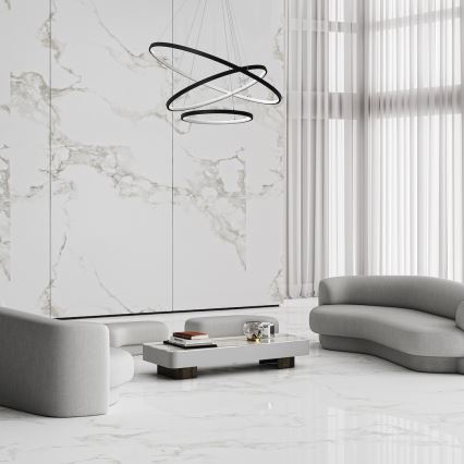 LED Hanglamp aan een koord HOOP LED/93W/230V diameter 60 cm 4000K zwart