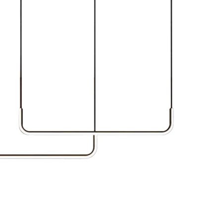 LED Hanglamp aan een koord HORIZONT 2xLED/11W/230V zwart