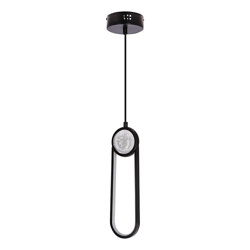 LED Hanglamp aan een koord LACRIMA LED/15W/230V 3000K zwart