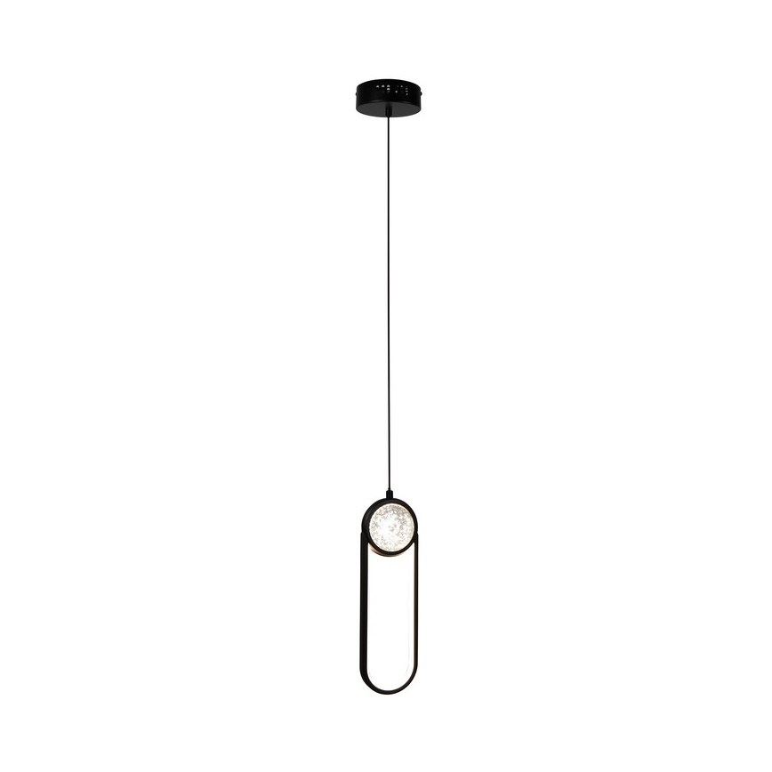 LED Hanglamp aan een koord LACRIMA LED/15W/230V 3000K zwart