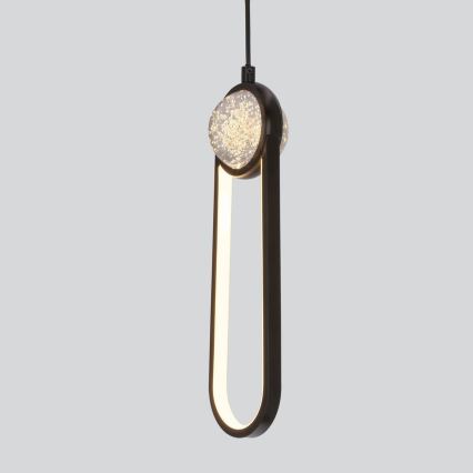LED Hanglamp aan een koord LACRIMA LED/15W/230V 3000K zwart