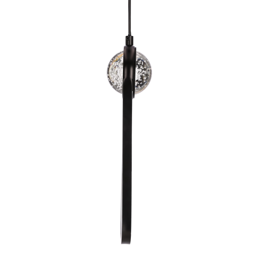 LED Hanglamp aan een koord LACRIMA LED/15W/230V 3000K zwart