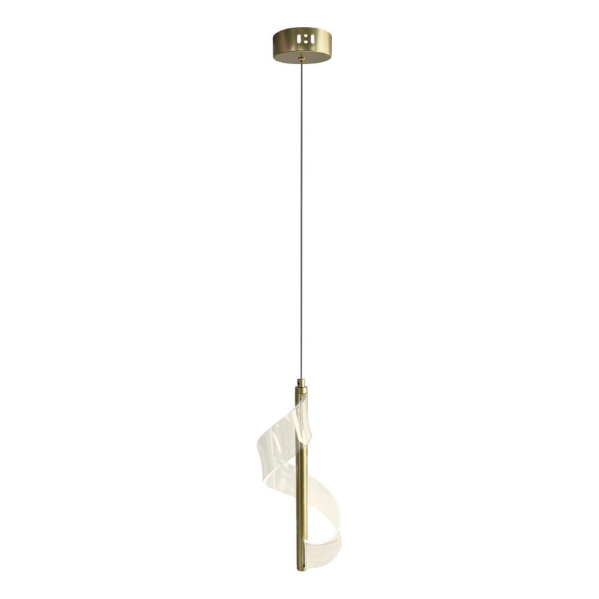 LED Hanglamp aan een koord LARGO LED/10W/230V goud