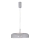 LED Hanglamp aan een koord LED/10W/230V 3000K glanzend chroom diameter 35 cm