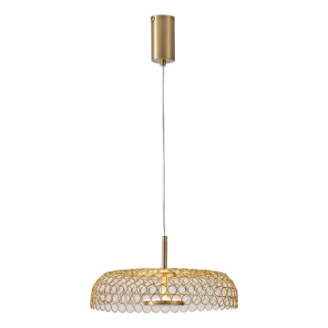 LED Hanglamp aan een koord LED/10W/230V 3000K goud diameter 35 cm