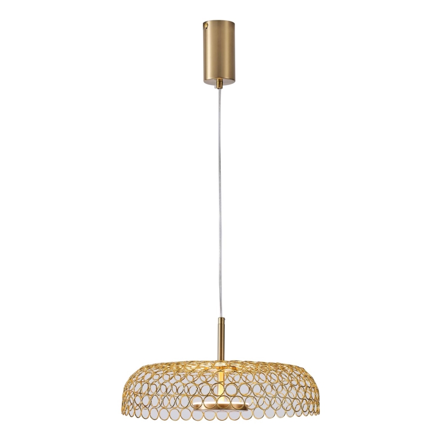 LED Hanglamp aan een koord LED/10W/230V 3000K goud diameter 35 cm