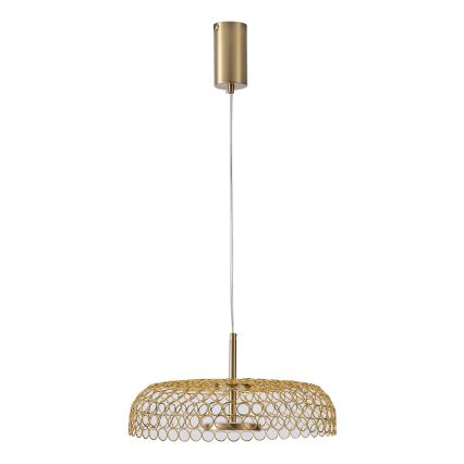 LED Hanglamp aan een koord LED/10W/230V 3000K goud diameter 35 cm