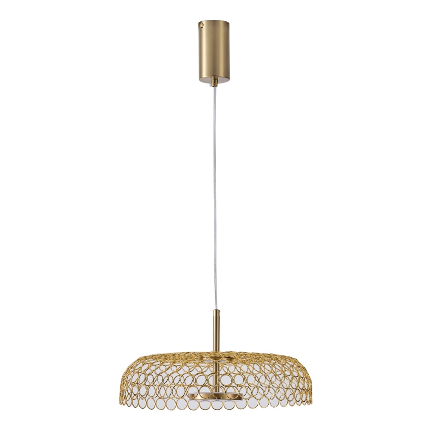LED Hanglamp aan een koord LED/10W/230V 3000K goud diameter 35 cm