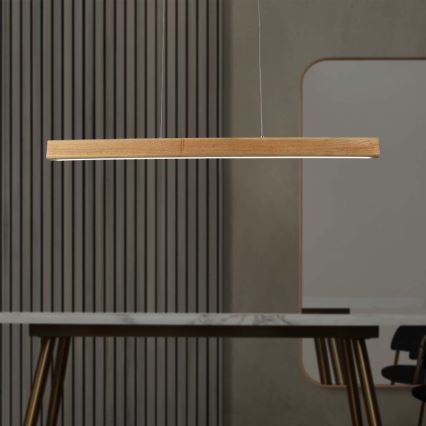 LED Hanglamp aan een koord LED/12W/230V 4000K bruin