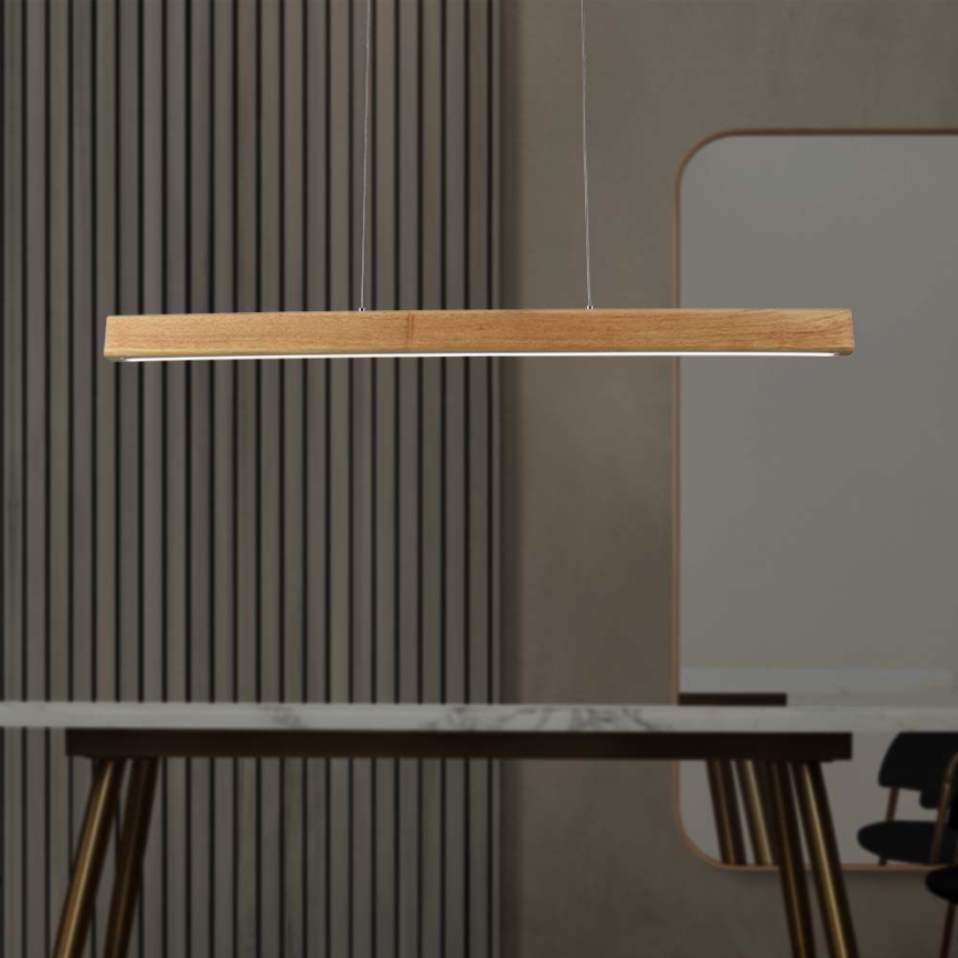 LED Hanglamp aan een koord LED/12W/230V 4000K bruin