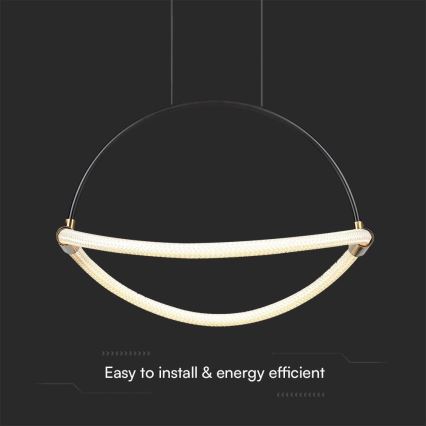 LED Hanglamp aan een koord LED/12W/230V 4000K diameter 40 cm