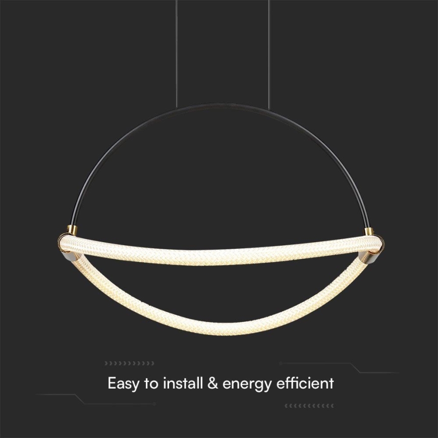 LED Hanglamp aan een koord LED/12W/230V 4000K diameter 40 cm