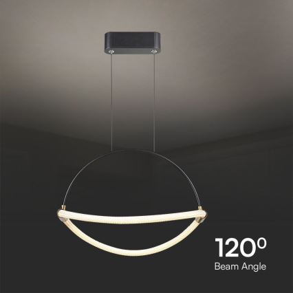 LED Hanglamp aan een koord LED/12W/230V 4000K diameter 40 cm