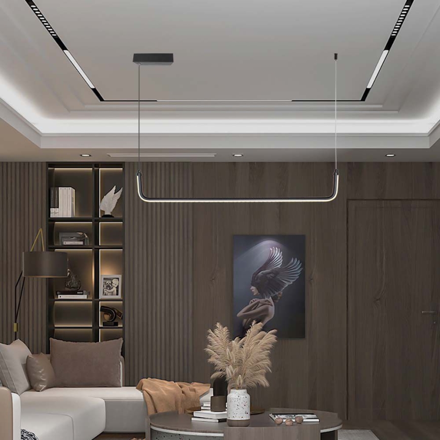 LED Hanglamp aan een koord LED/12W/230V 4000K zwart