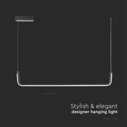 LED Hanglamp aan een koord LED/12W/230V 4000K zwart
