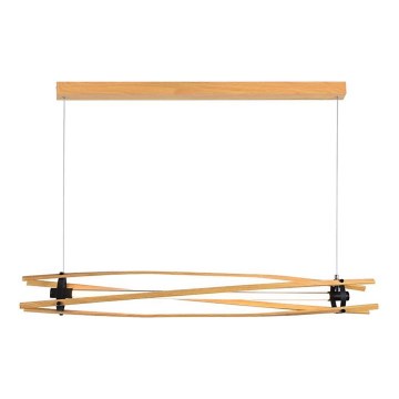LED Hanglamp aan een koord LED/15W/230V 3000K bruin