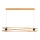 LED Hanglamp aan een koord LED/15W/230V 3000K bruin