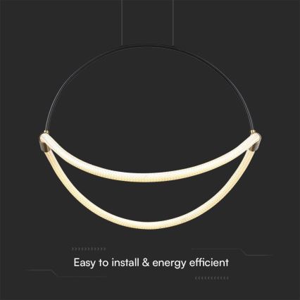 LED Hanglamp aan een koord LED/16W/230V 4000K diameter 50 cm