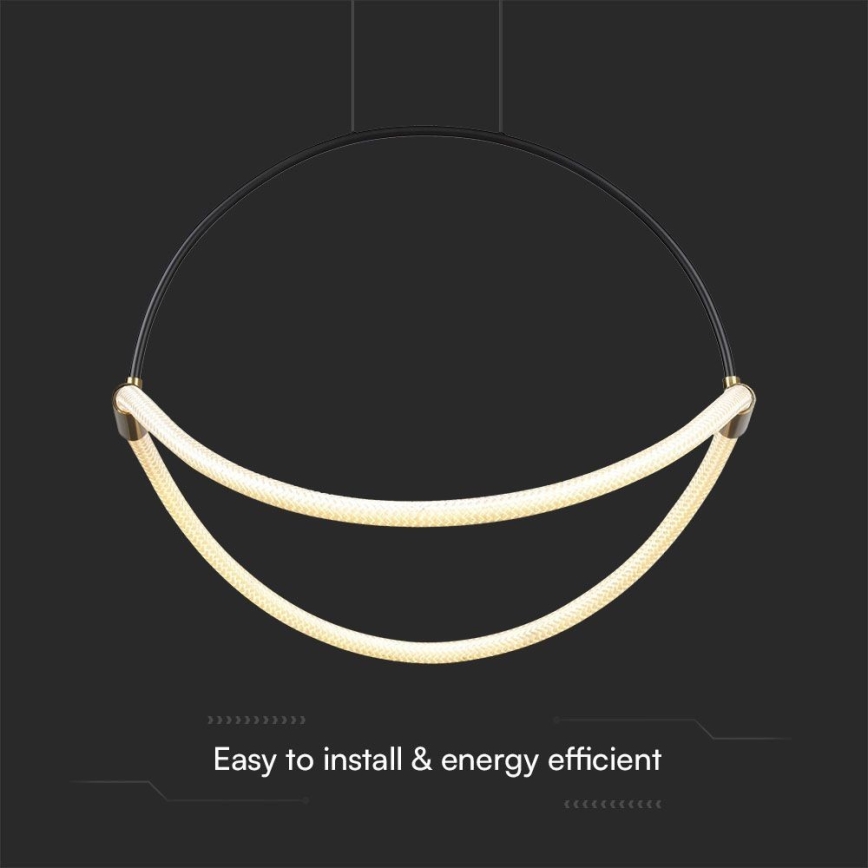 LED Hanglamp aan een koord LED/16W/230V 4000K diameter 50 cm