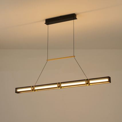 LED Hanglamp aan een koord LED/21W/230V 3000K 45x120 cm