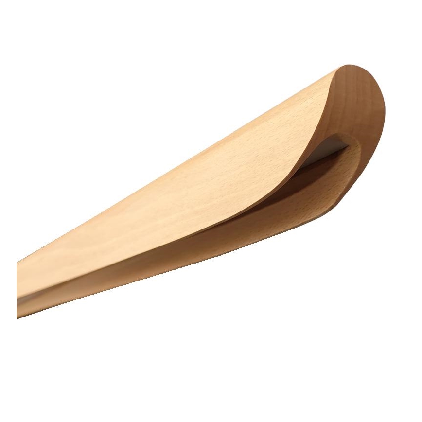 LED Hanglamp aan een koord LED/22W/230V 4000K 120 cm beuken/massief hout