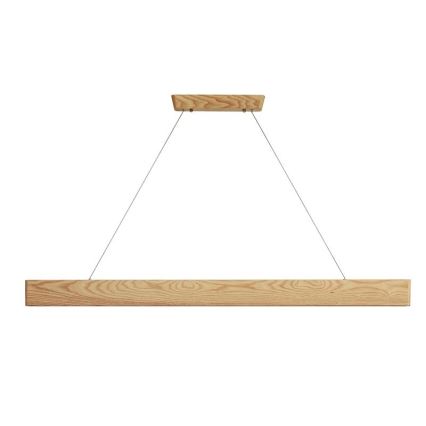 LED Hanglamp aan een koord LED/22W/230V 4000K 120 cm essehout/massief hout