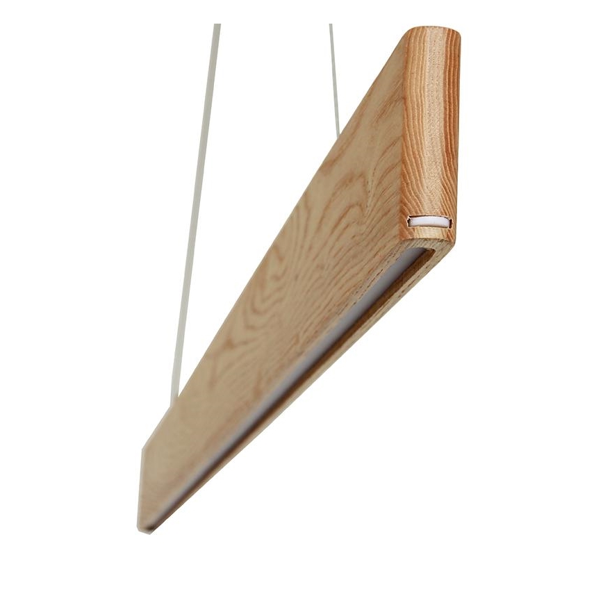 LED Hanglamp aan een koord LED/22W/230V 4000K 120 cm essehout/massief hout