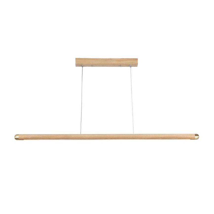 LED Hanglamp aan een koord LED/22W/230V 4000K 120 cm essehout/massief hout